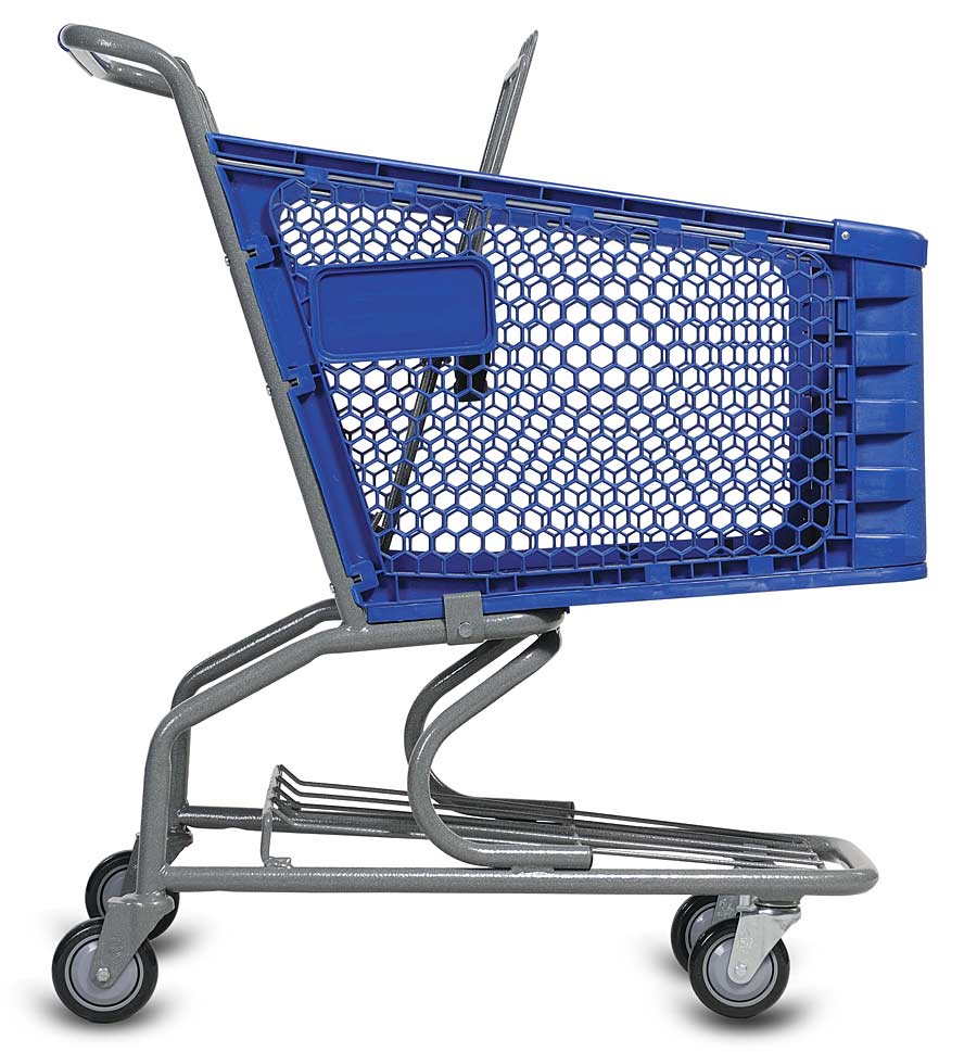 Plastic Grocery Shopping Cart